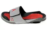 Jordan Air Jordan 3 Abrasion Resistant Slip Resistant Slippers Men's Gray Black