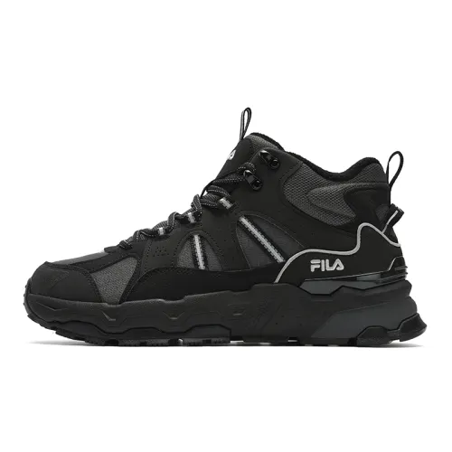 FILA TREK 1S MID WE Cushioning, Wear Resistant Low top Casual Shoes Men's Black Gray