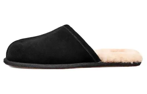 UGG Abrasion Resistant Closed Toe Slippers Men's Black