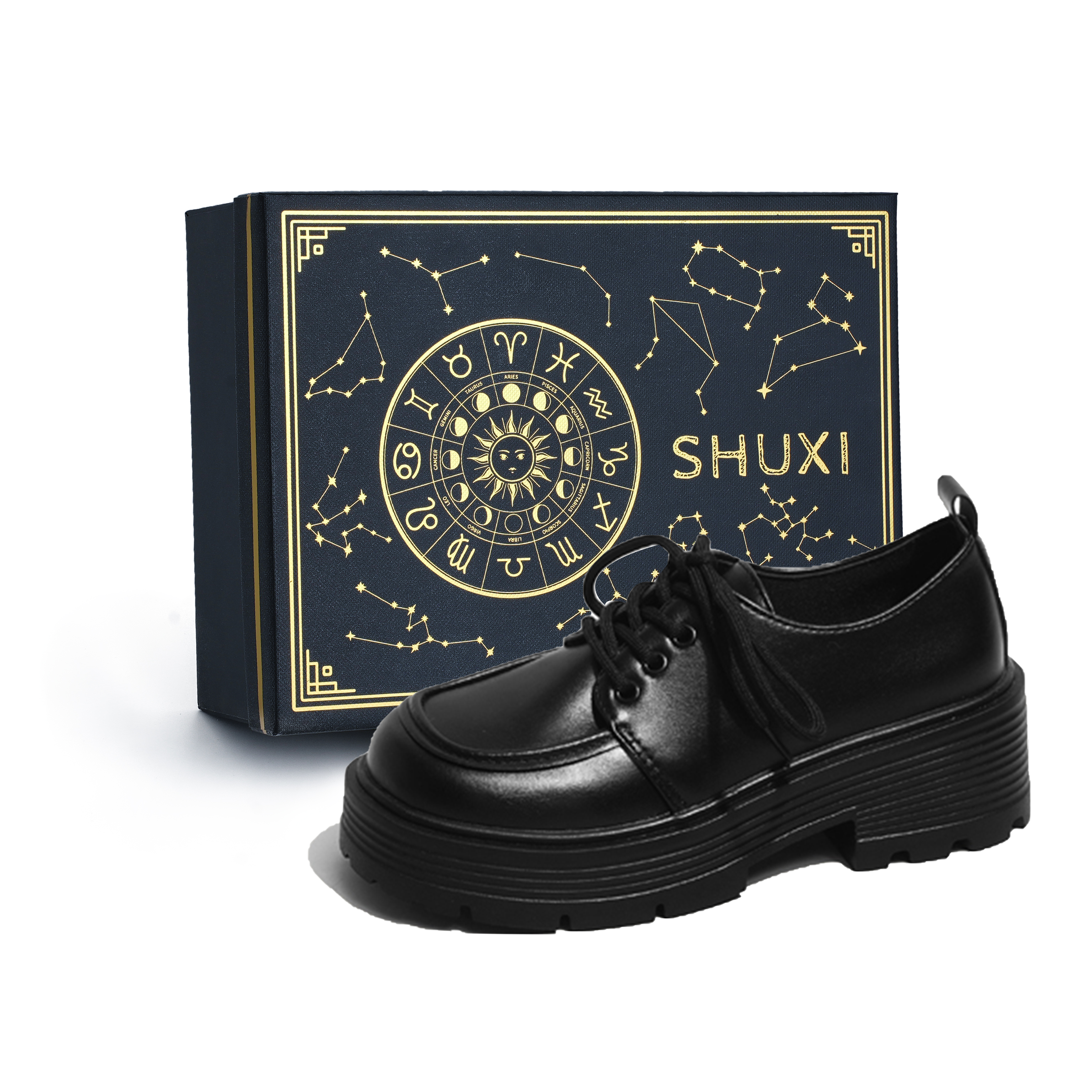 SHUXI Loafers Women's Black