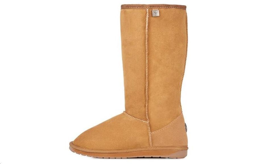 EMU Australia Sheepskin Knee High Snow Boots Men's Chestnut