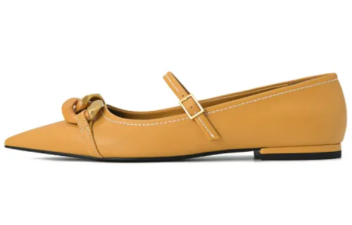 PEDRO Women's Casual Shoes Women's Low Top Mustard Yellow