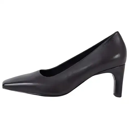 VAGABOND SHOEMAKERS Leather Chunky Heel High Heels 6.5cm Women's Black