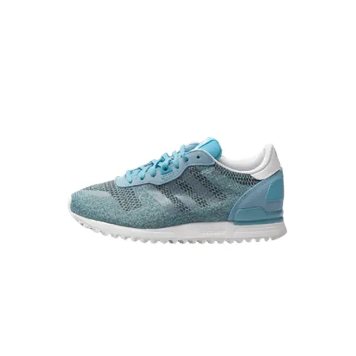 Adidas Originals ZX 700 Slip Resistant Abrasion Resistant Low top Casual Shoes Women's Blue