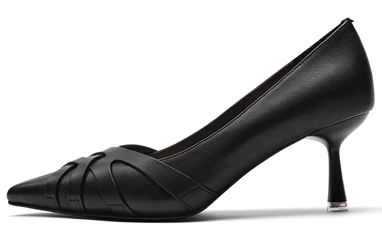 PACO GIL High Heels Women's Low Top Black