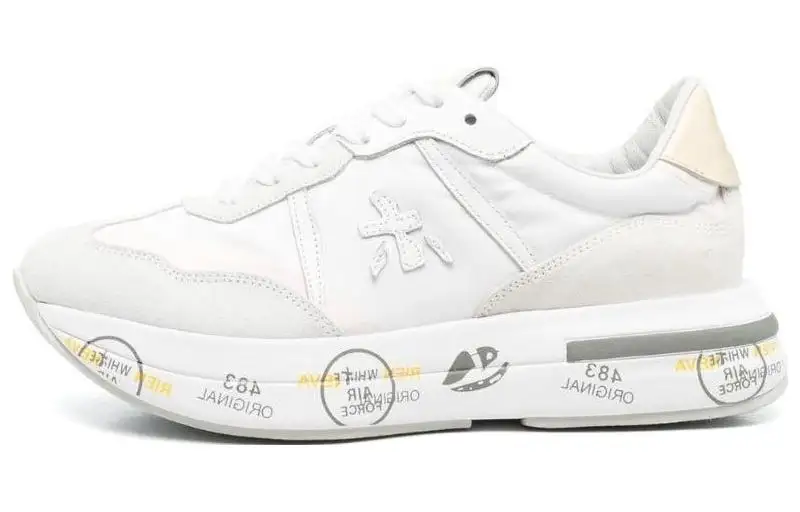 PREMIATA Leather Low top Casual Shoes Women's White