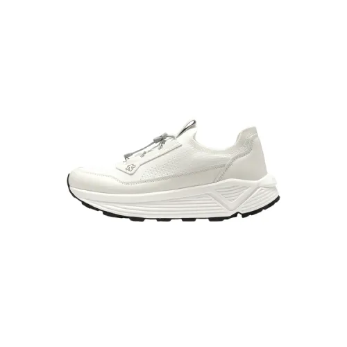 DESCENTE Dualis Slip Resistant Abrasion Resistant Low top Casual Shoes Men's White