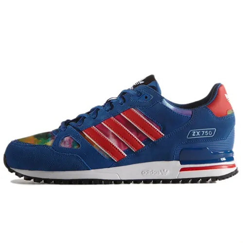 Adidas Originals Zx 750 Sport Shoes Blue/Red