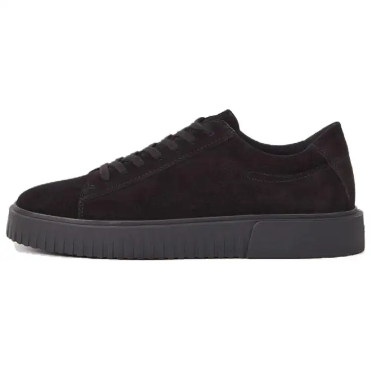 VAGABOND SHOEMAKERS Suede Slip Resistant Abrasion Resistant Low top Skateboard Shoes Men's Black