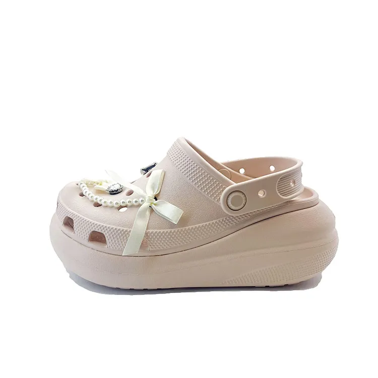 Crocs Heart Knot EVA Clogs Unisex Pink