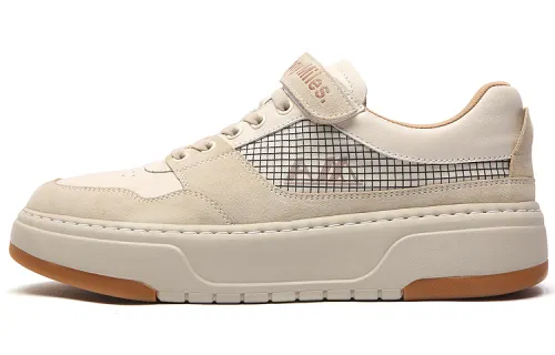 Anthony Miles Skateboard Shoes Men's Low Top Ecru