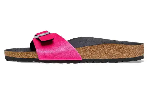 Birkenstock Slide Slippers Women's Bright Pink Regular