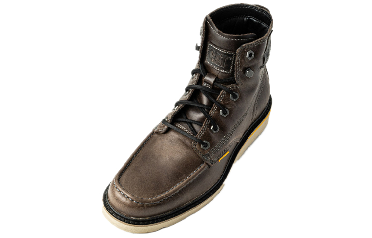 CAT Jackson Moc Ankle Length Outdoor Boots Men's Dark Gray