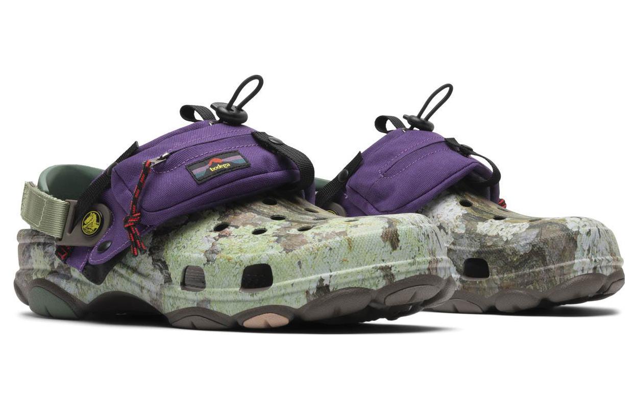 Crocs x Bodega All Terrain 'NICT TECH' Clogs Sports Sandals Unisex Purple Green