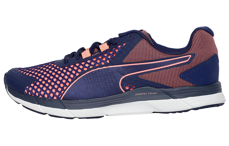 PUMA Propel Fabric Cushioning Abrasion Resistant Lightweight Low top Casual Shoes Women's Blue White Gray