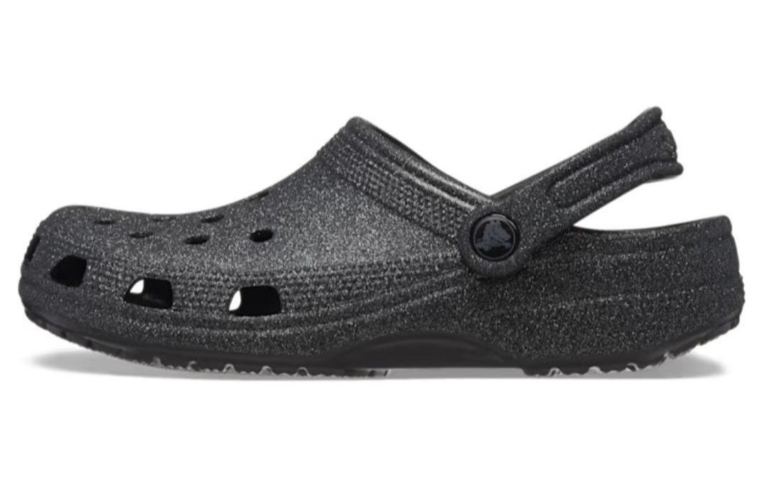 Женские сабо Crocs (черно-серые)