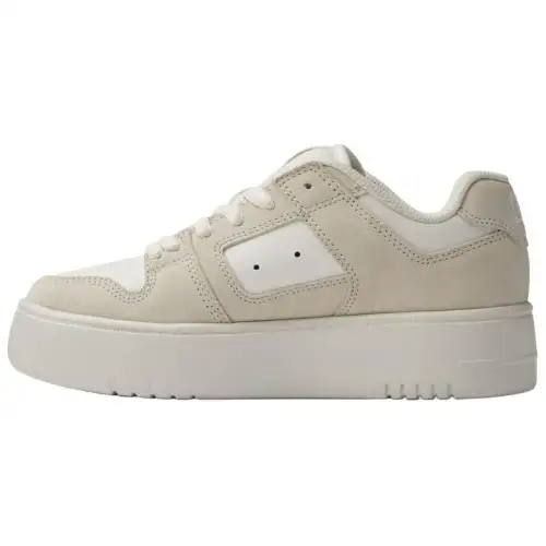 DC Shoes Leather Low top Skateboard Shoes Women's Khaki