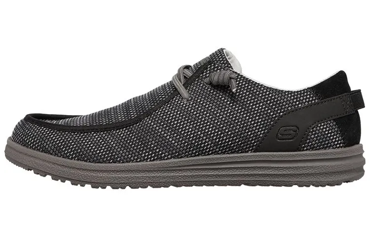 Skechers Relaxed Fit Casual Shoes Men's Low Top Black