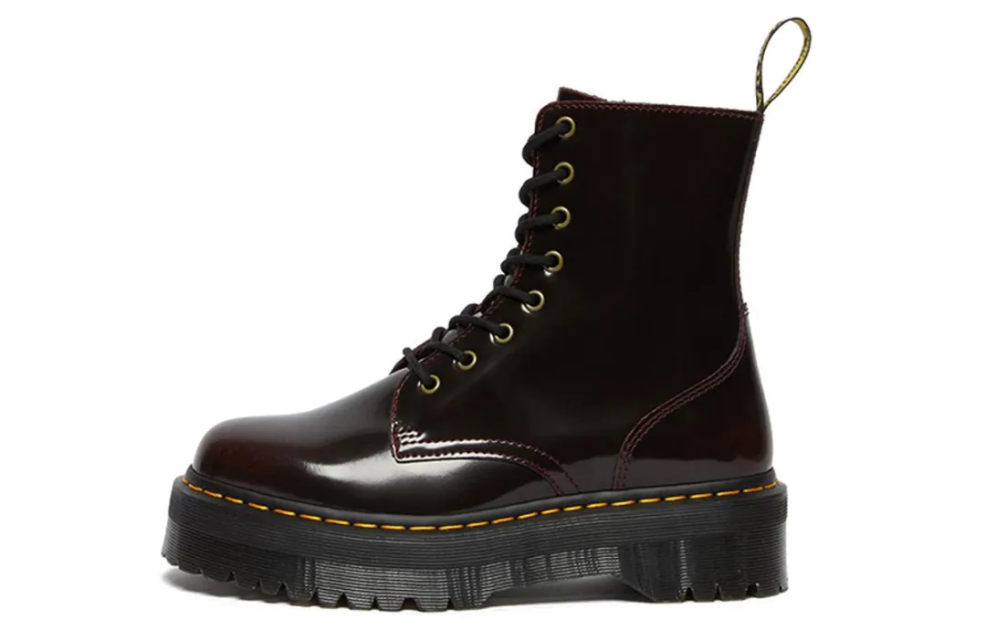 Dr. Martens Jadon Arcadia Combat Boots Red