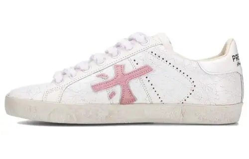 PREMIATA Leather Low top Skateboard Shoes Women's White