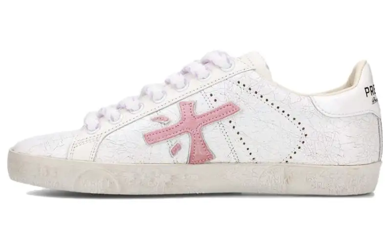PREMIATA Leather Low top Skateboard Shoes Women's White