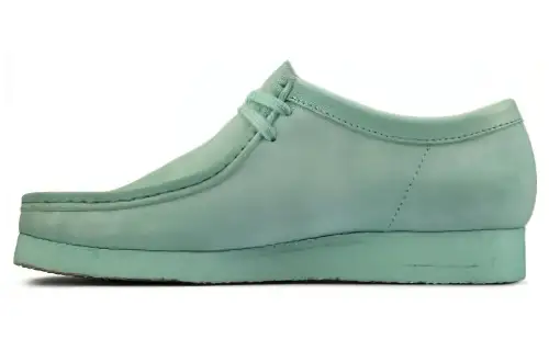 Clarks Originals WALLABEE Suede Casual Shoes Men's Mint