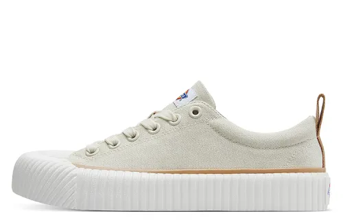 Dickies Canvas Shoes Unisex Low Top Beige