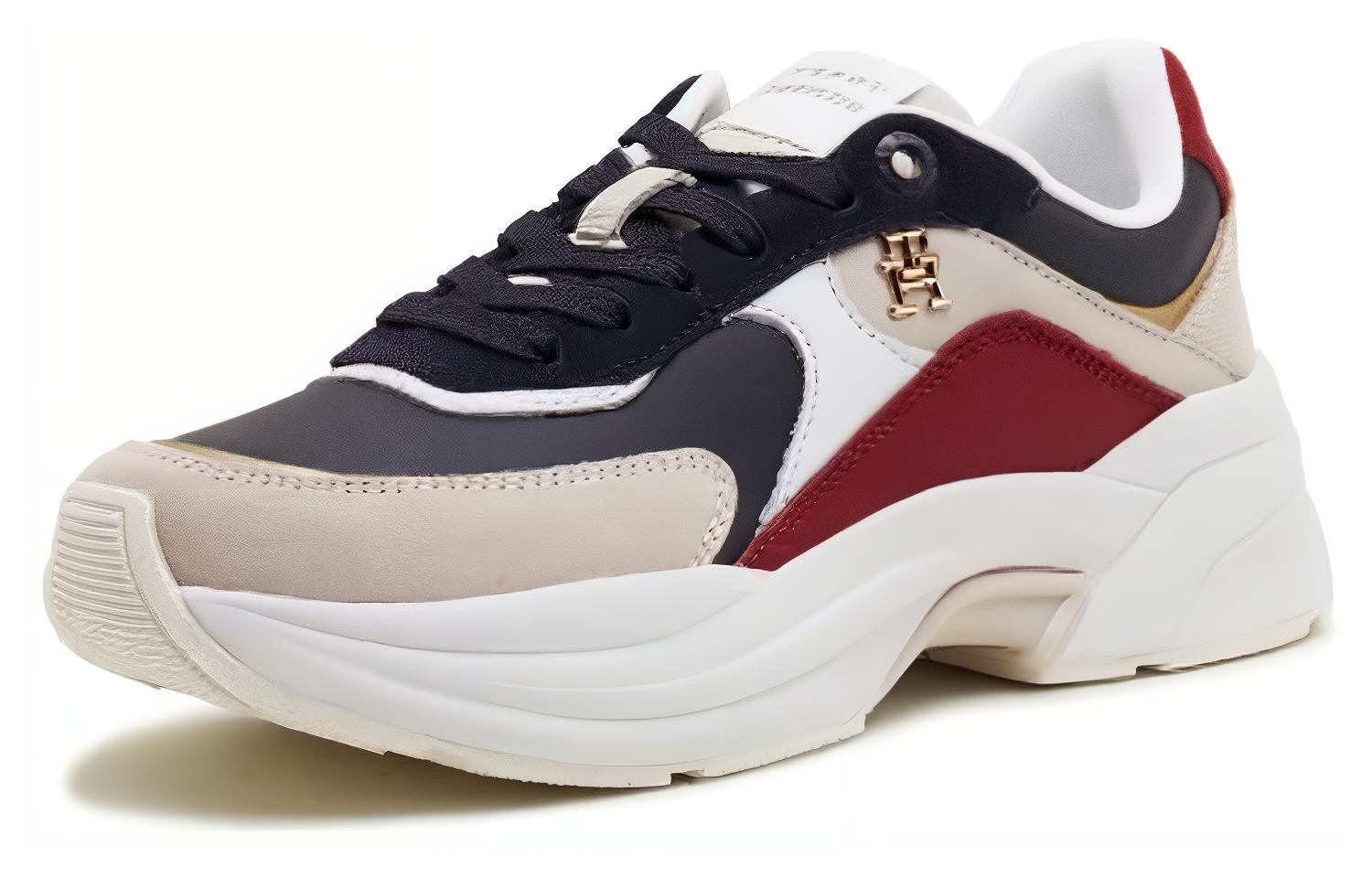 Tommy Hilfiger Leather Low top Casual Shoes Women's White