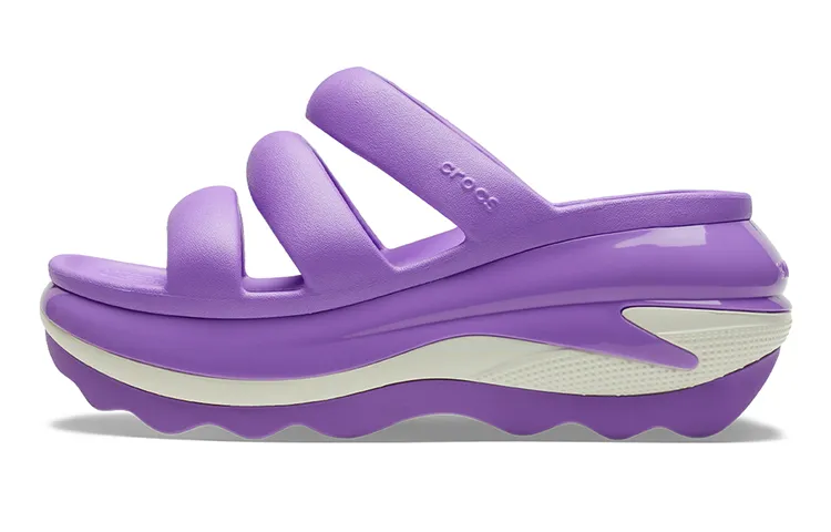 Crocs Mega Crush Triple Strap 'Purple' Women's