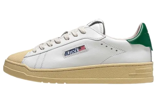 AUTRY Bob Lutz Low Leather Sneakers 'White Green'