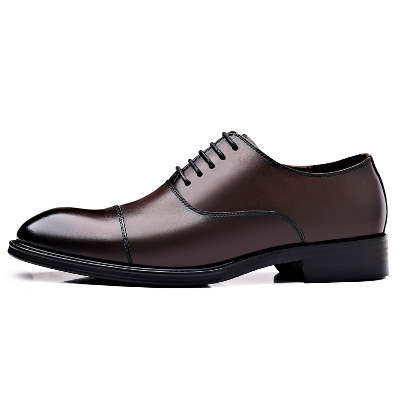 SHUPATE cow leather three-joint business casual fashion versatile formal leather shoes men's style
