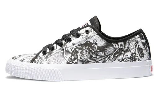 MARVEL x DC Shoes Low top Skateboard Shoes Men's Black White
