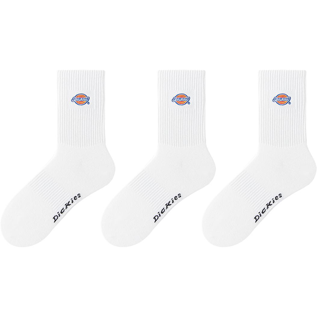 Носки Dickies с вышивкой (белые)