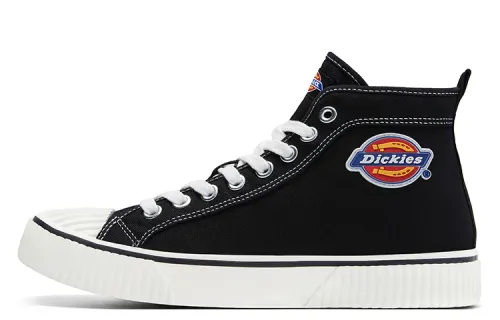 Dickies Abrasion Resistant Slip Resistant High top Canvas Shoes Unisex Black