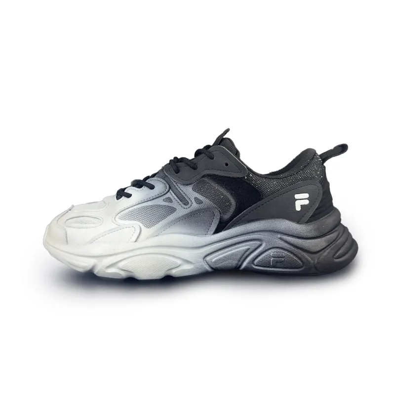 FILA Mars 2 Silver Bullet, Mars 2.0 Low top Casual Shoes Unisex Black White