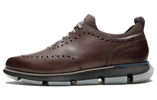 COLE HAAN Cow Leather Casual Leather Shoes Men's Dark Brown