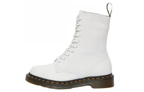 Dr. Martens 1490 Virginia Leather High Boots 'White' Women's