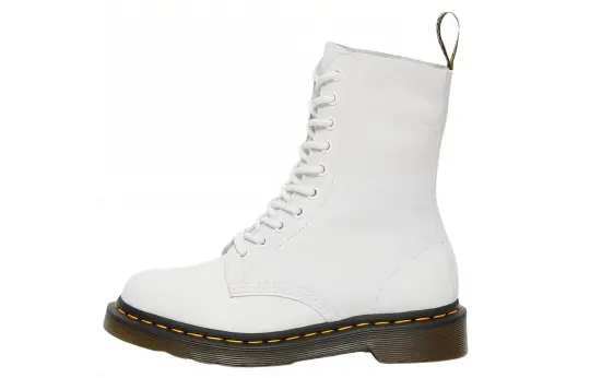 Dr. Martens 1490 Virginia Leather High Boots 'White' Women's