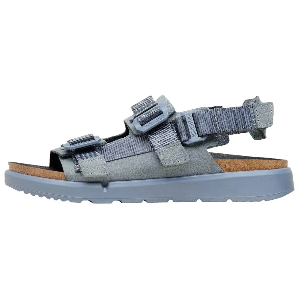 Birkenstock Shinjuku Nubuck Beach Sandals Unisex Gray