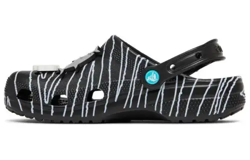 Crocs Ron English X Classic Clog 'Party Animals - Zebra Black'
