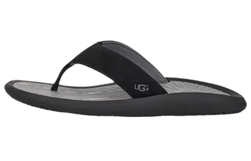 UGG Brookside 2 Flip Minimalist Fashion Slippers Men's Black