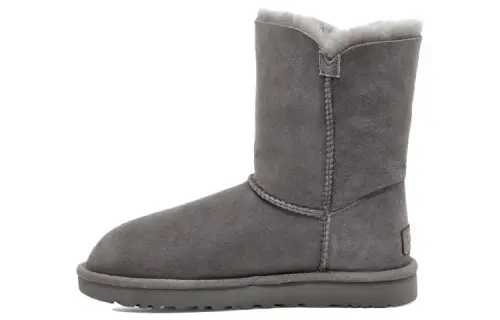 UGG Bailey Button Ii Boot Fleece Lined Gray Women's