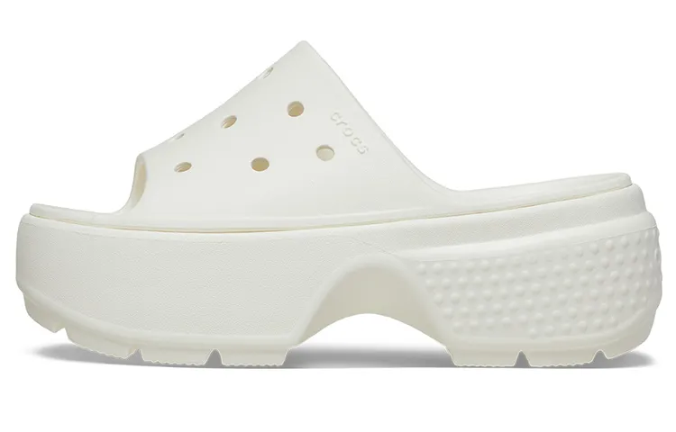 Crocs Stomp Slides 'White' Women's