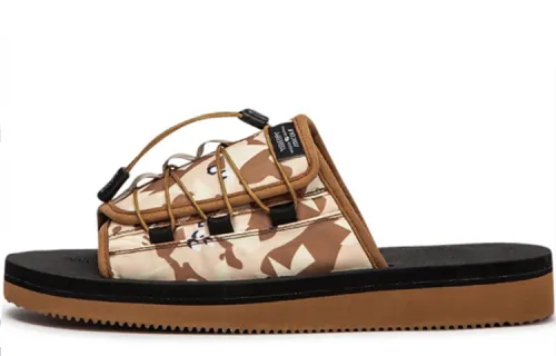 CLOT x Suicoke Stylish Sandal Men's Sand Camouflage