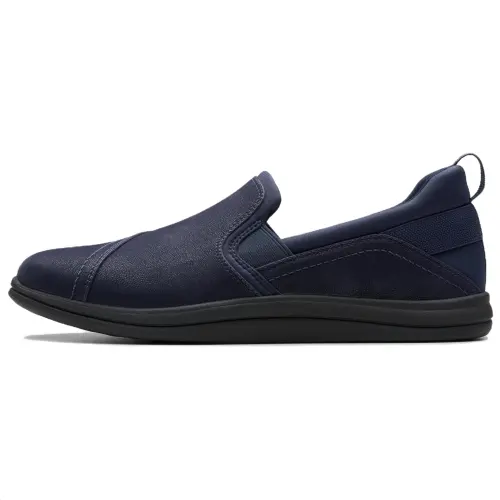 Clarks Fabric Low top Casual Shoes Women's Marine Blue