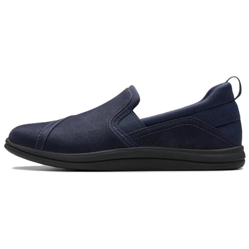 Clarks Fabric Low top Casual Shoes Women's Marine Blue