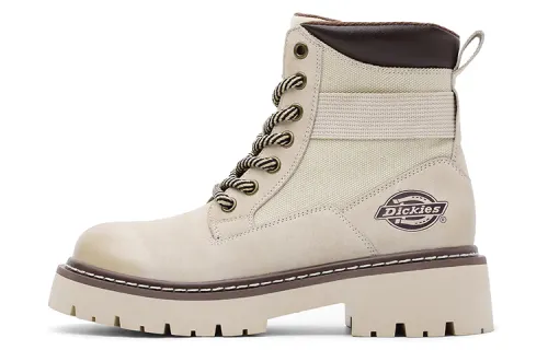 Dickies Crew Combat Boots 4.1cm Women's Beige
