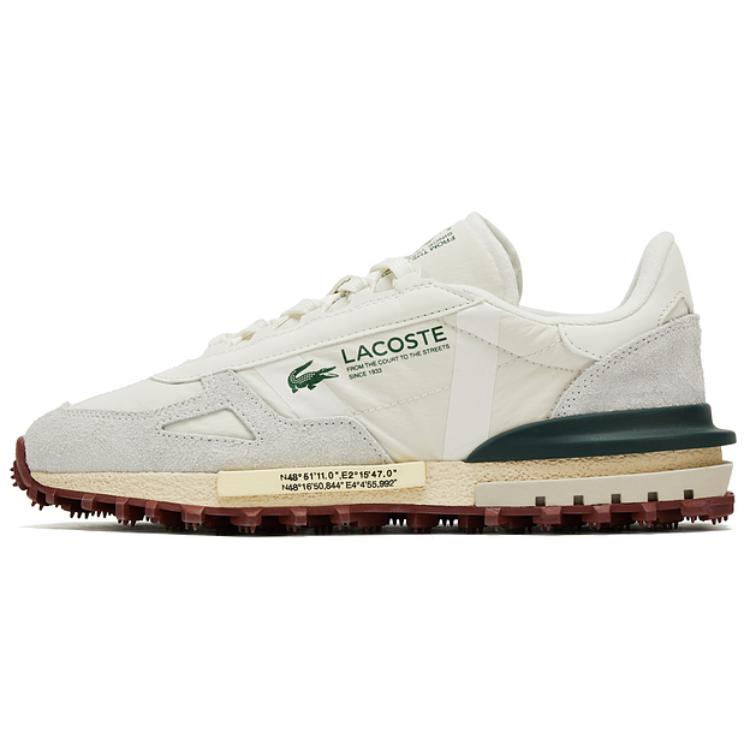 Мужские кроссовки LACOSTE LACOSTE Elite Active (бело-зеленые)
