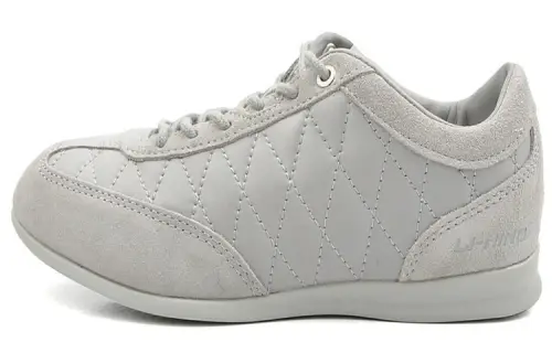 Li Ning Casual Shoes Women's Low Top Gray