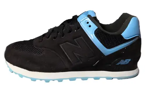 New Balance NB 574 Abrasion Resistant Casual Shoes Men's Blue Black